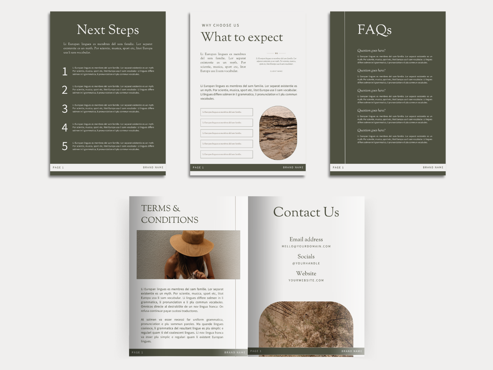 Olive - Services & Pricing Guide