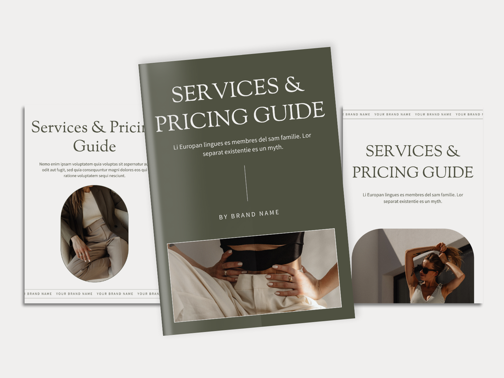 Olive - Services & Pricing Guide