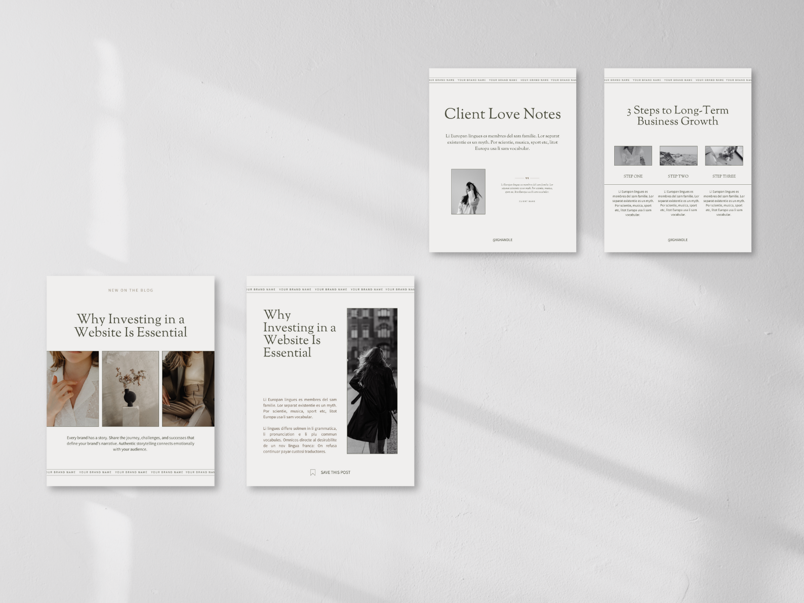 Olive - Instagram Templates