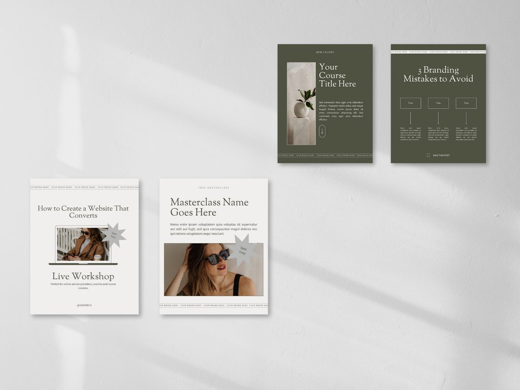 Olive - Instagram Templates